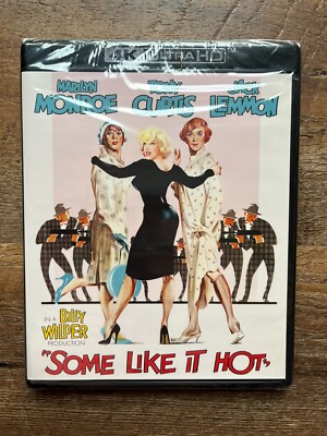 Some Like it Hot (4K UHD Blu-ray, 1959, Region Free) *NEW/SEALED*