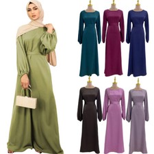 Islamic Women Abaya Muslim Dubai Maxi Dress Long Kaftan Ramadan Kaftan Arab Robe