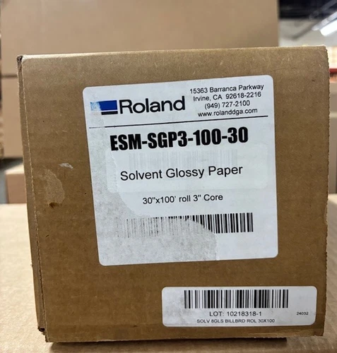 30" X 100' GLOSSY PHOTO PAPER ECO-SOLVENT 8 MIL