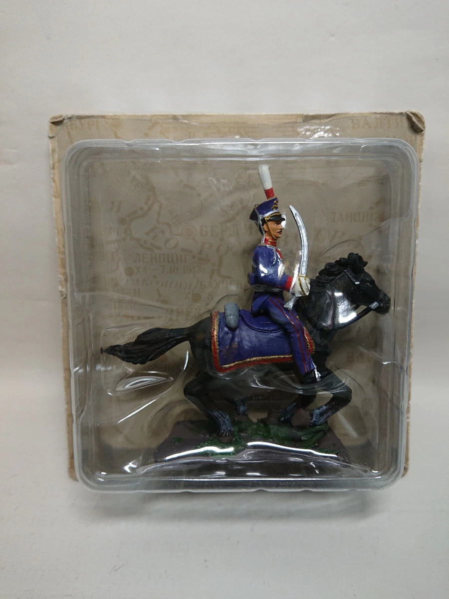 Jouet Ancien En Bois Peint - Soldat Garde Napoléon Articulé - À Tirer - France