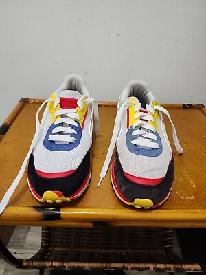 Puma Juniors Size 6.5 City Rider Splash Puma White-Royal Dandelion MSRP $55