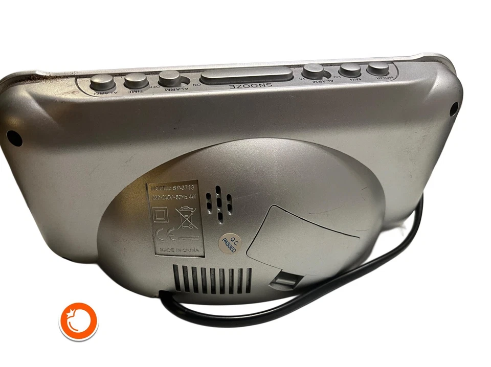 1980er Wecker mit großer LED-Anzeige Atlanta Alarm digitaler  Wecker voll funkt. - Bild 3 von 4