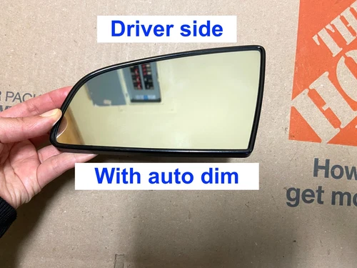 2005-2008 Audi A4 Driver Side Left Door Mirror Glass Auto Dimming Heated OEM