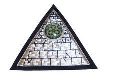Ancient Alien Pyramid Metatron Cube Secret Society Occult Cosmic Zodiac Patch AO