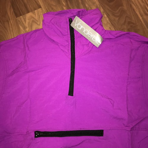 NEW Vtg 80s Windbreaker Jacket Neon 