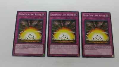 3x DELTA CROW ANTI REVERSE TRAP CARD 1ST EDITION DP11-EN022 COMMON YUGIOH NM | eBay 3x DELTA CROW ANTI REVERSE TRAP CARD 1ST EDITION DP11-EN022 COMMON YUGIOH NM | eBay