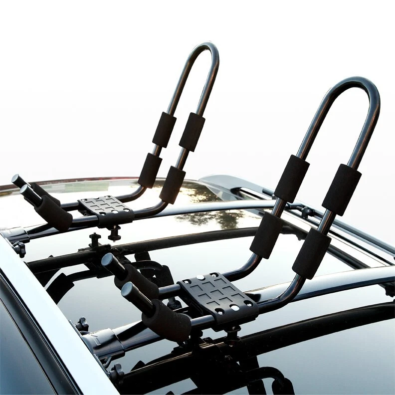 Fit VW Roof Top Kayak Rack Canoe Carrier Car Cross Bar Mount Surfboard Holder Foto 2 de 4