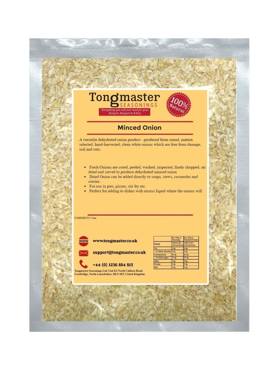 Minced Onion Granules - 200g