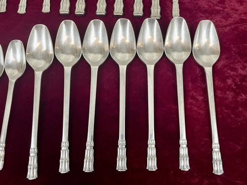 Stanley Roberts INOX TURANOOT PATTERN MCM VINTAGE Posate Giappone 38 PEZZI - Foto 8 di 12