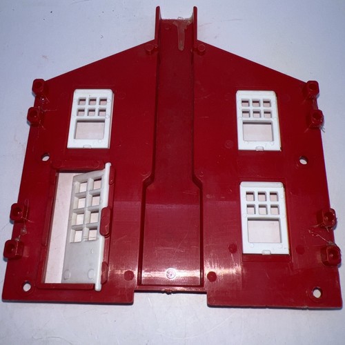 Plasticville #1936 - TWO STORY COLONIAL - INDIVIDUAL PARTS - Red Left Wall - Picture 2 of 2