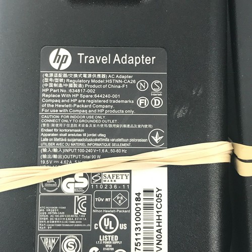 Lot of 3 Mixed Lenovo AC Adapter ADP-90HB 0957-2262 HSTNN-CA26 #655 z63 b578 - Picture 6 of 12