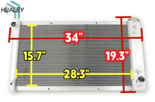 2 Row Aluminum Radiator For 1967-1972 Chevy Gmc C102030 K102030 Pickup Truck