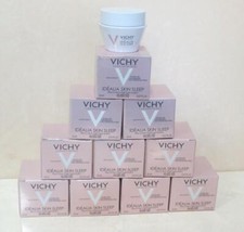 VICHY IDEALIA SKIN SLEEP RECOVERY NIGHT GEL-BALM 0.51 OZ LOT OF 10