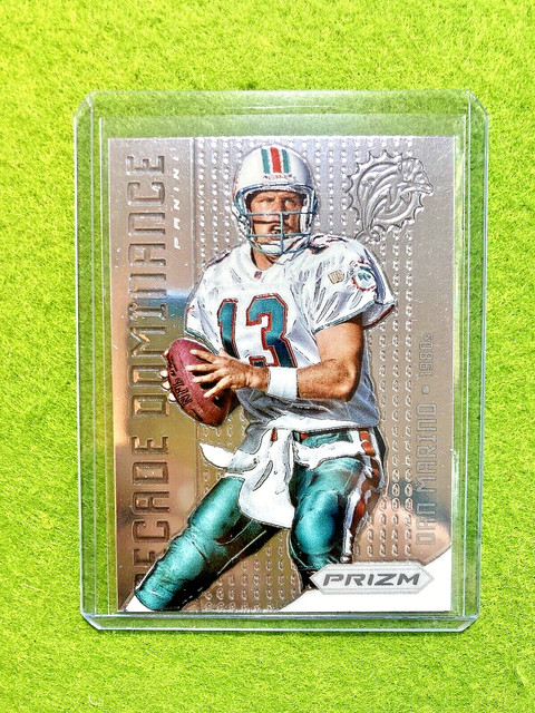Dan Marino 1st Prizm Card SILVER CHROME SP 2012 Panini Decade Dominance DOLPHINS
