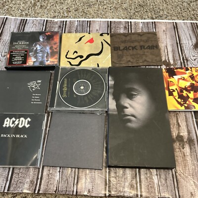 Vintage Cd Lot Acdc Michael Jackson Sbk Ozzy Etc