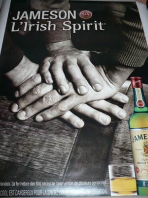 POSTER POSTER GEANT JAMESON 2007 180x120 SEHR GUTER ZUSTAND UNGEFALTET - C. NEU