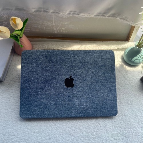 Denim Stoff Style MacBook Hülle Soft Cover Mac Air 13 Pro 14 15 16 2025 M4 - Bild 10 von 10
