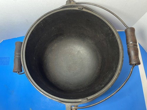 Vintage antiker Griswold Gusseisen Wasserkocher mit Fuß "Sicherheit" Nr. 9 Teile-Nr. 864 3 Beinig - Bild 23 von 24