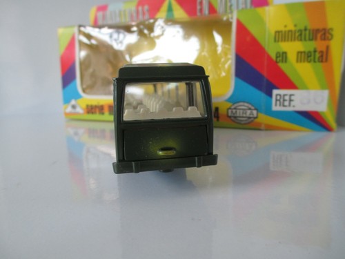 MIRA SPAIN REF 86 JUGUETES AUTOBUS BUS MILITAIRE METAL 1/64 TBE EN BOITE - Foto 7 di 11