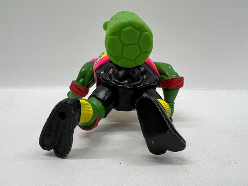Vintage TMNT Actionfigur 1992 Sewer Cycling Raphael - Playmates Toys - Bild 4 von 4