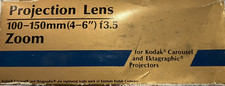 Lot of 3 Kodak Slide Projection FF Zoom Lens, 100-150mm f/3.5, Made in USA