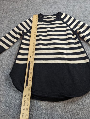 Anthropologie Sweater Womens Small Black/White Stripe Rebekah Tunic - Picture 11 of 13