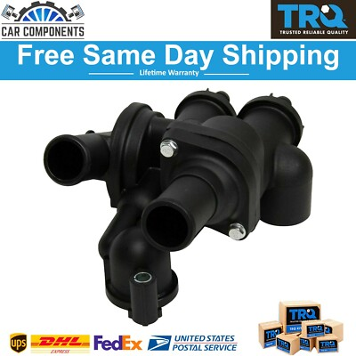#ad TRQ New Thermostat w Housing Assembly For 2007 2018 Chrysler Dodge Jeep Patriot $87.27