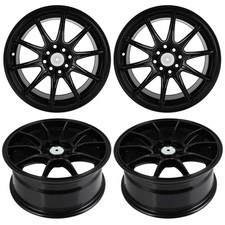 (4 Set) 16"x7" 4x100 Offset +40 Alloy Wheels Rims For 2016-2024 Mazda MX-5 Miata