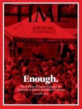 TIME MAGAZINE-SEPTEMBER 29, 2025-ENOUGH-CHARLIE KIRK-Brand New-RETAIL