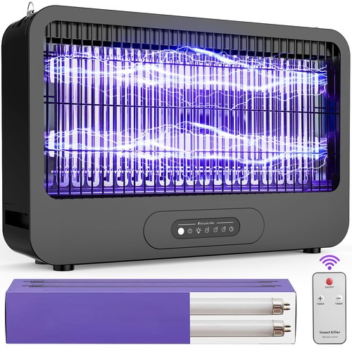 Electric Bug Zapper Indoor and Outdoor, 3500V Powerful Dual Grid ...