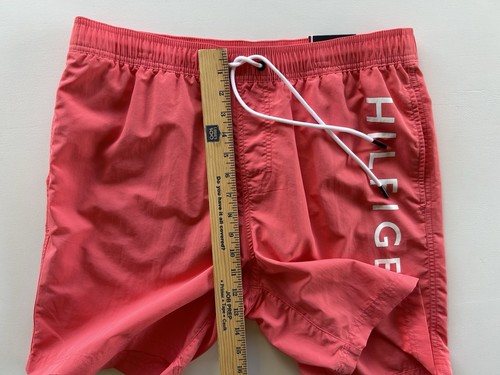 Tommy Hilfiger Men's Swim Trunks Shorts Maillot 7" Inseam Pink Size Large NEW - Picture 8 of 17