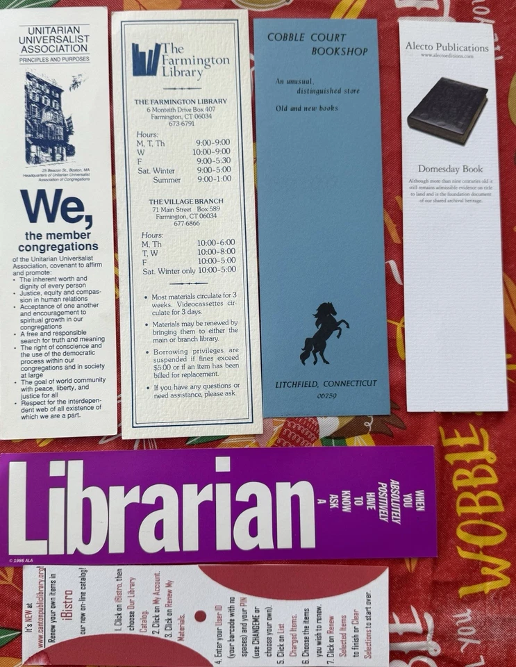 RARE VINTAGE LOT OF 50 BOOKMARKS 41 - Image 4 of 4