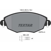 Textar 2327904 Bremsbelagsatz FüR Ford Jaguar Mondeo X Type B4Y B5Y BWY X400