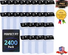 2400 Pack Card Sleeves, Perfect Fit Inner Sleeves Ideal for Double-Sleeving, ...