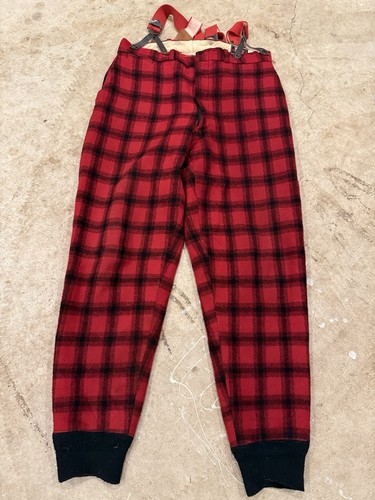 Vintage Woolrich Mackinaw Plaid Wool Hunting Suit 40 Jacket & 32x30 Pant Set - Picture 10 of 20