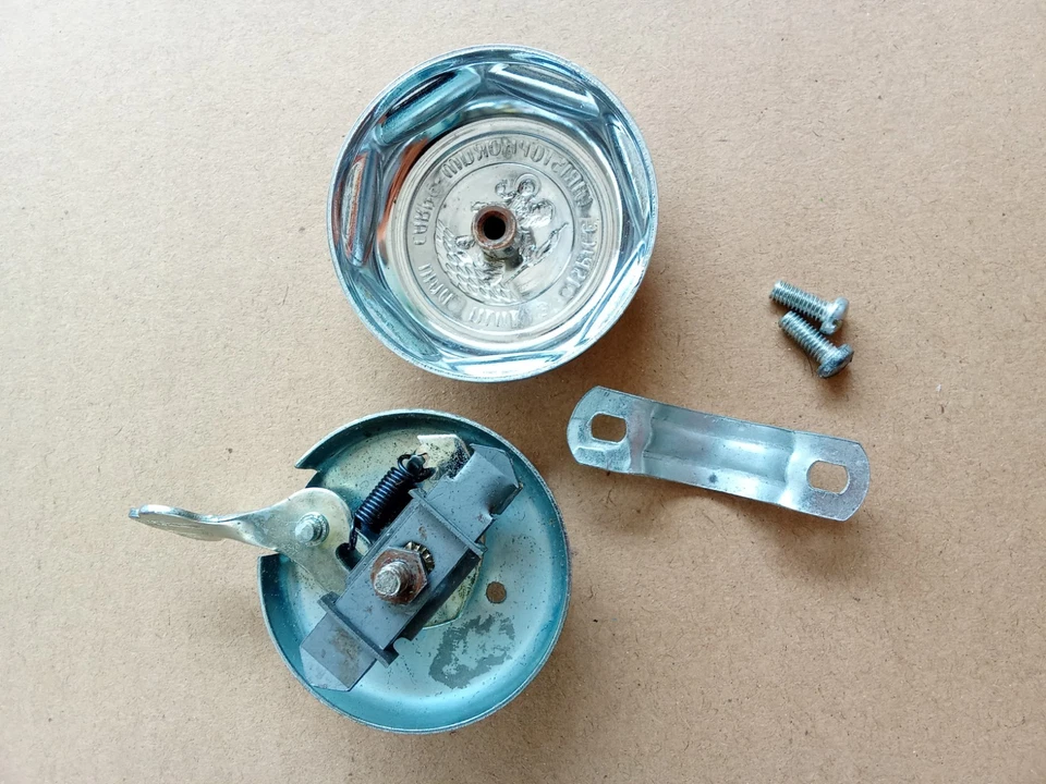 ASPICE CHRISTOPHORUM Et Tutus Viam Carpe NOS Vintage Bicycle Bell Germany  - Image 3 of 4