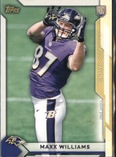 Maxx Williams 2015 Topps Take It to the House Baltimore Ravens #24