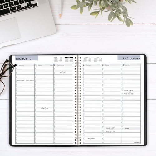 AT-A-GLANCE 2026 Appointment Book Planner, Weekly, 8" X 11", Large, Quarter-Hour - Picture 2 of 13