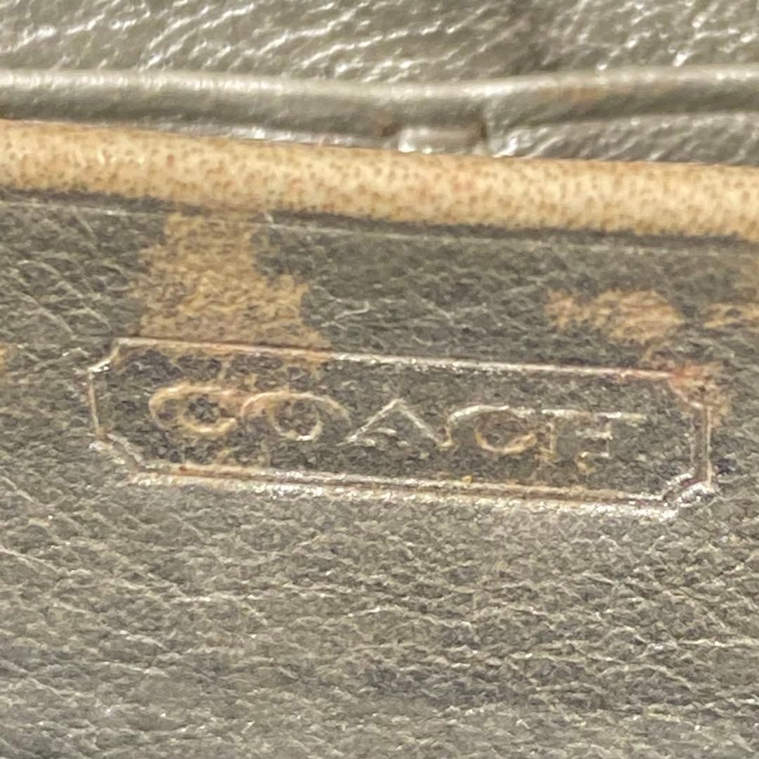 Rare COACH Patchwork Denim Zip Around Wallet - Gr… - image 14