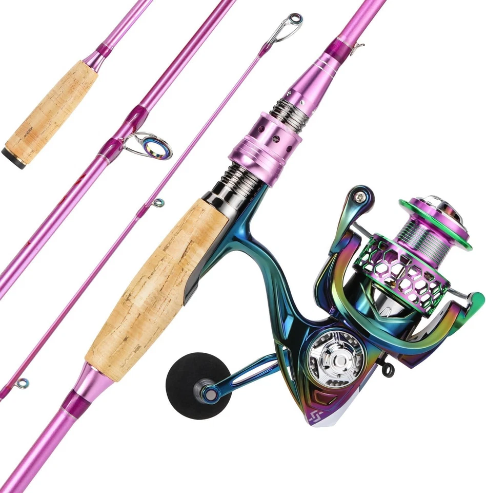 Compact 6.9ft Spinning Rod & Reel Set - Perfect for Home and On-the-Go Fishing - Image 3 of 4