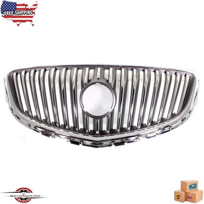 Fits 2012-2017 Buick Verano New Front Grille Assembly Chrome Plastic GM1200650