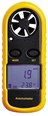 Smart Sensor Digitales Windmesser mit Thermometer Modell Ar816