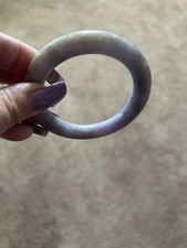 59-60MM Lavender Jadeite Jade Bracelet