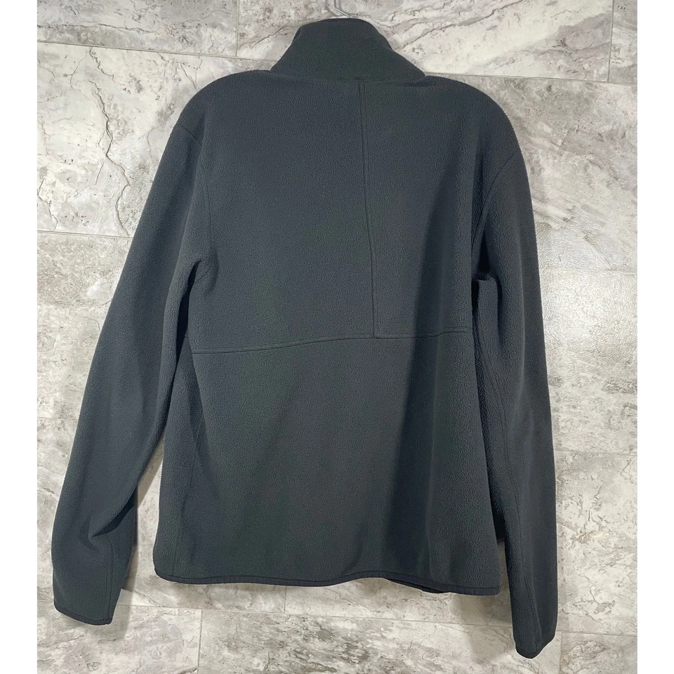 Chaqueta polar REI Co-op para hombre grande gris carbón bolsillos con cremallera completa cálida al aire libre Foto 2 de 4