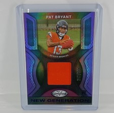2025 Panini Certified Pat Bryant New Generation Jerseys Mirror Purple /399