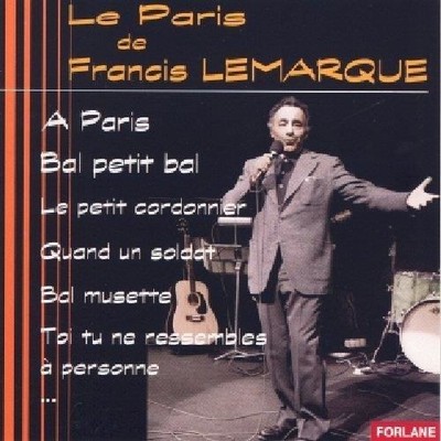 Audio Cd Neu - Francis Lemarque - Le Paris De -I- Forlane