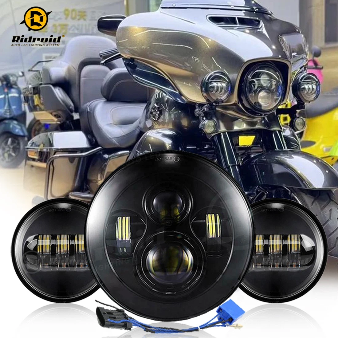 Motorcycle Light Black Front Headlight Outer Fairing Cover For Harley V Rod Night Rod Muscle 2012 2017