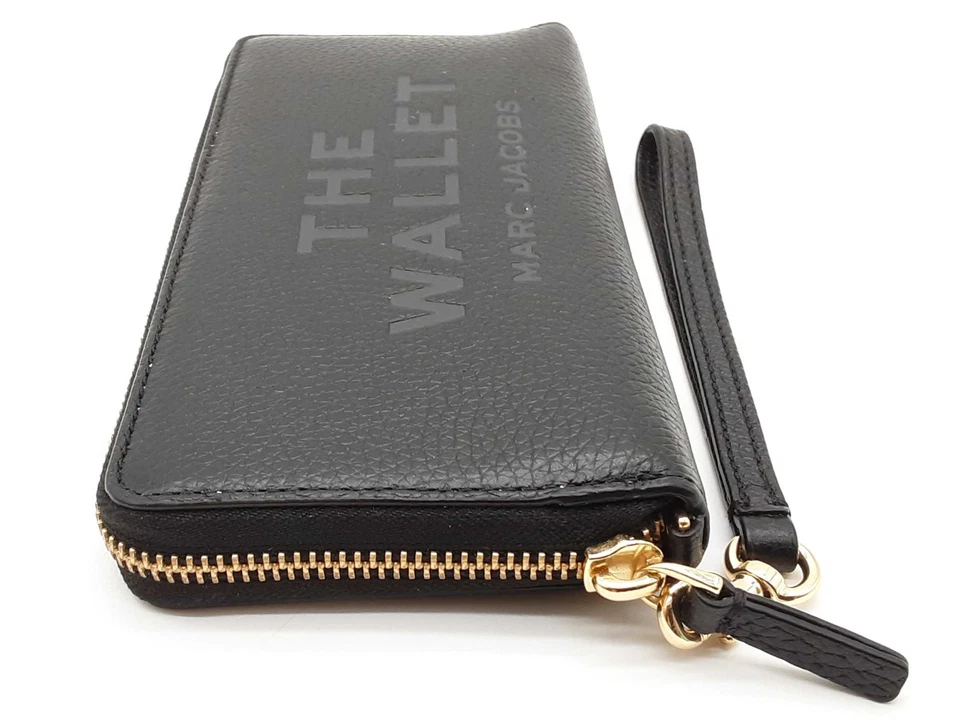 Cartera Muñequera Marc Jacobs The Wallet Negra Continental Cremallera Do0625wxde Foto 3 de 4