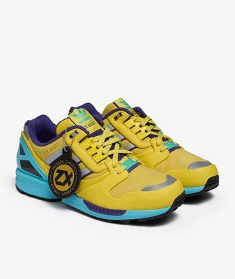 Adidas ZX 8000 Consortium Yellow Blue Glow - 47 1/3 EU - VERSANDFERTIG  