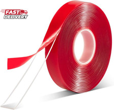 Double Sided Tape Heavy Duty, 1/2" Clear Acrylic Mounting Nano Tape with Strong